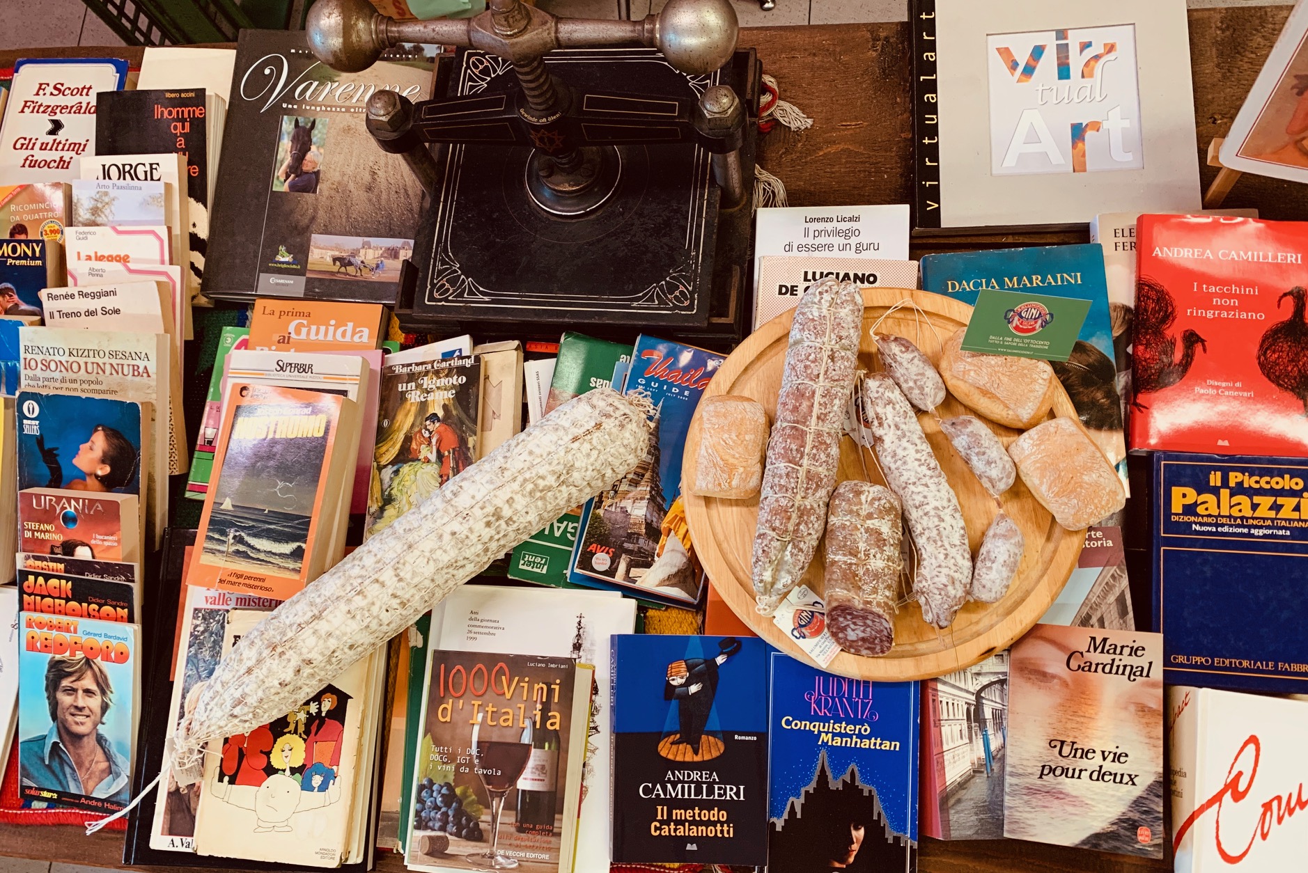 pane, salame e libri