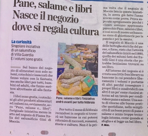 Pane salame e libri Salumificio Gini